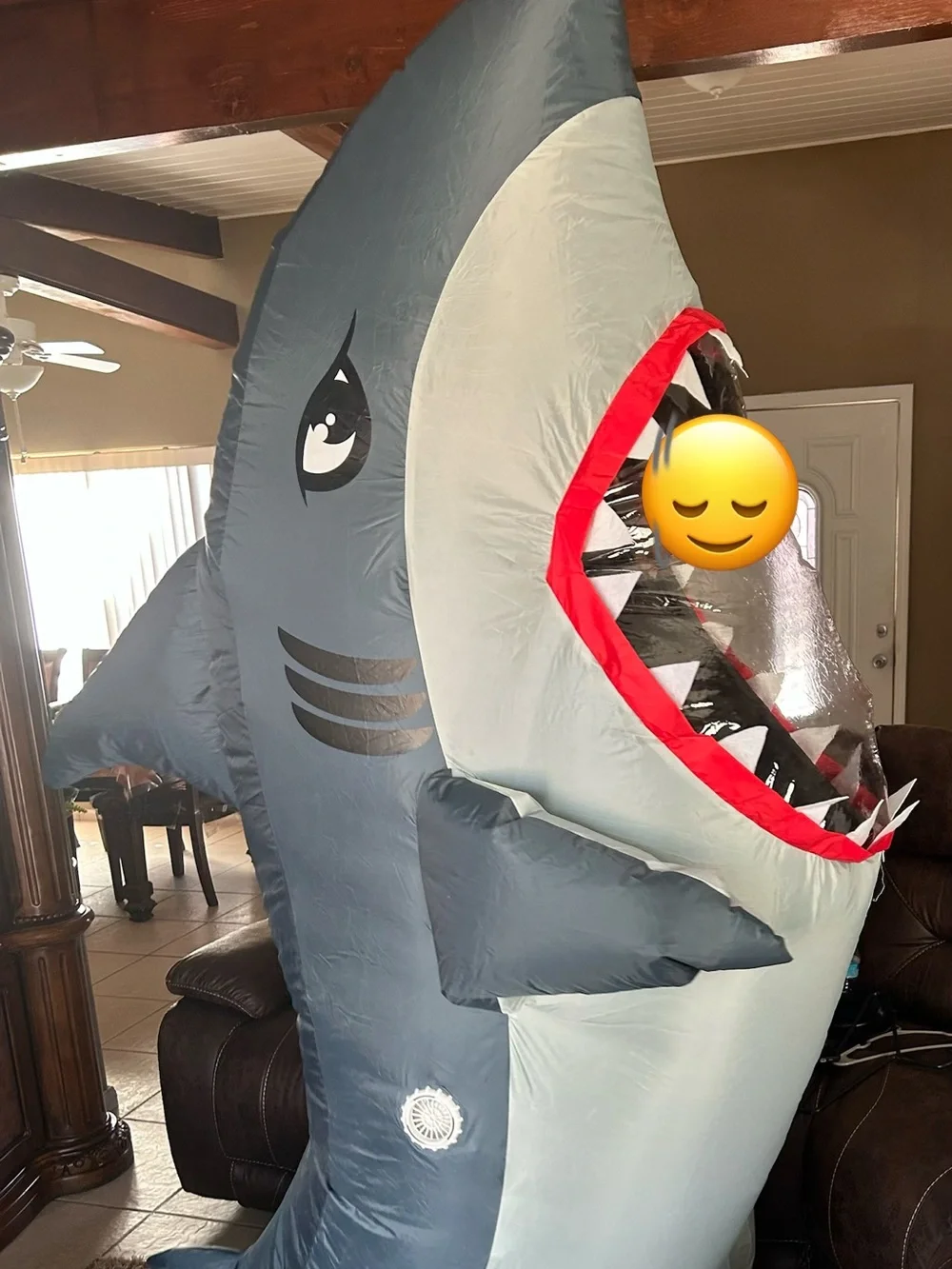 Great White Shark Inflatable Costume